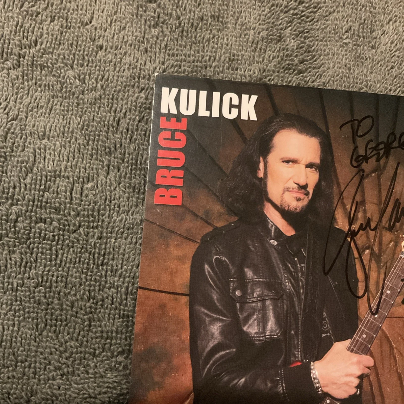 Bruce Kulick (former KISS Guitarist ) Signed Autograph 4x6 Photo No Coa, изображение 2