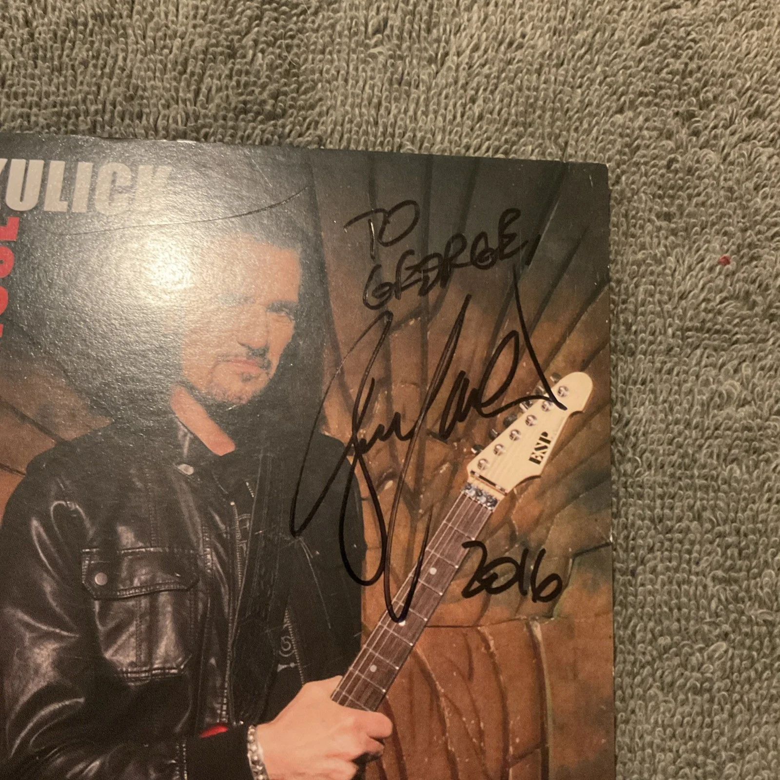 Bruce Kulick (former KISS Guitarist ) Signed Autograph 4x6 Photo No Coa, изображение 3