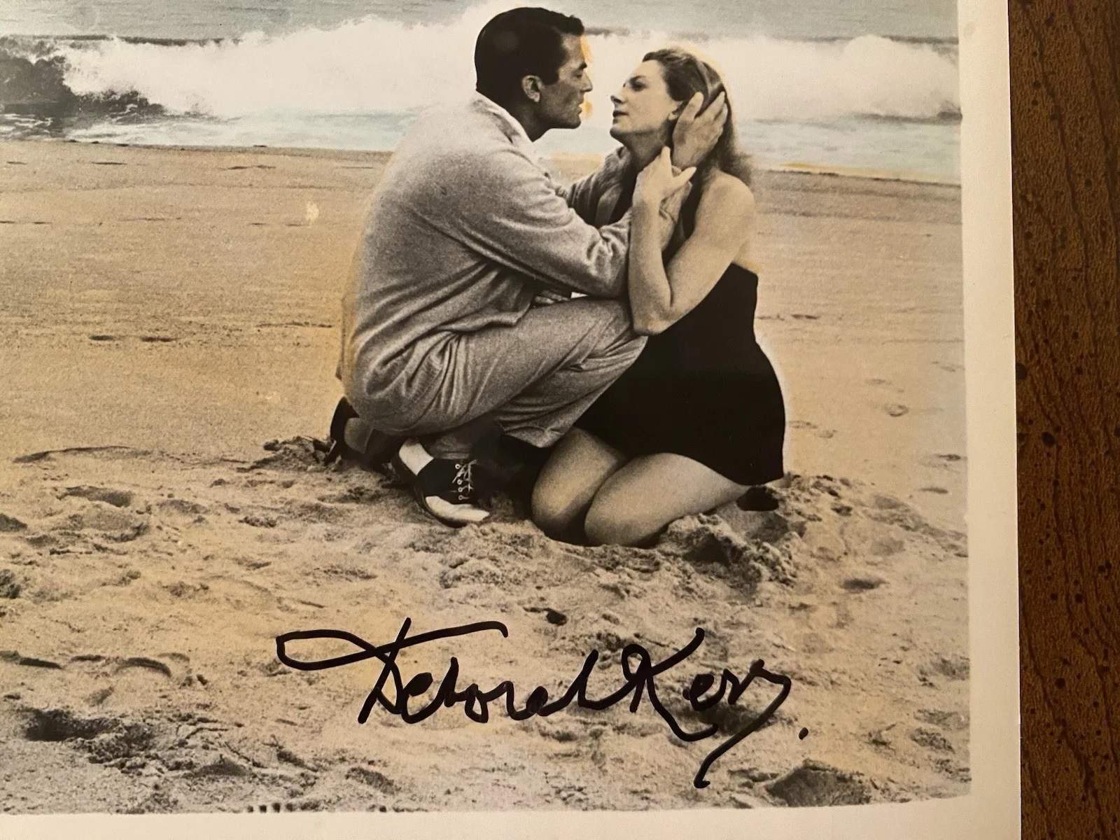 Deborah Kerr — Deborah Kerr Signed Autographed Vintage Photo With COA Beloved Infidel, image 2