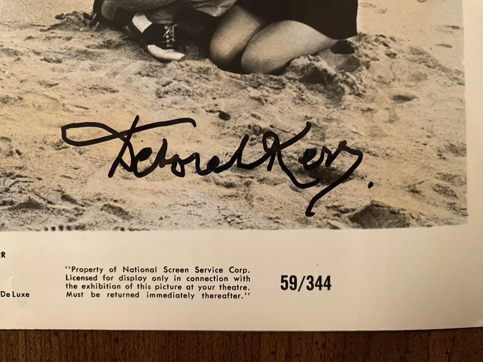 Deborah Kerr — Deborah Kerr Signed Autographed Vintage Photo With COA Beloved Infidel, image 3