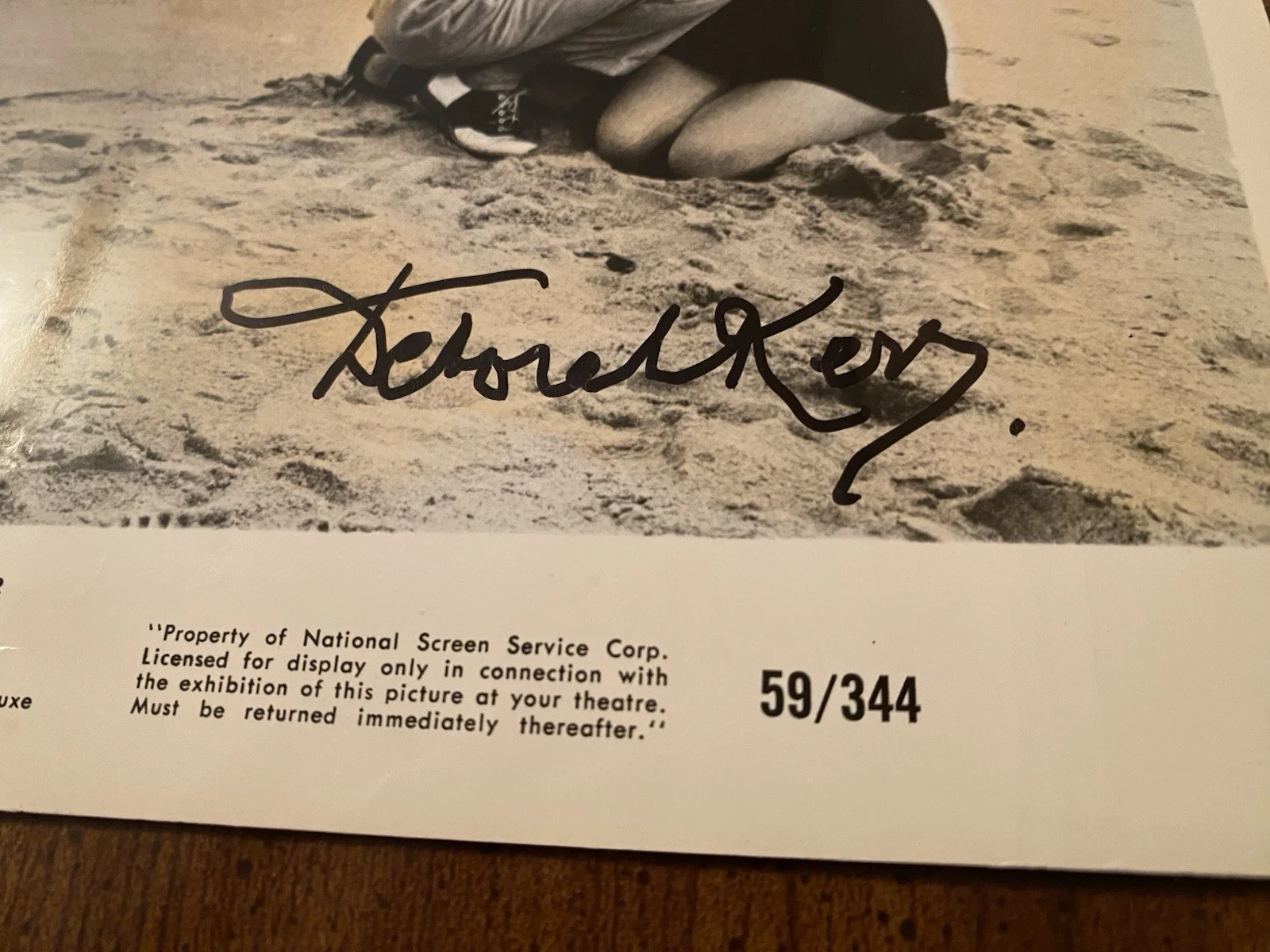 Deborah Kerr — Deborah Kerr Signed Autographed Vintage Photo With COA Beloved Infidel, image 4