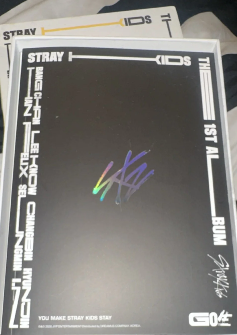 ALL Stray Kids GO LIVE 1st Album, Booklet & Photocards. BangChan signed album, изображение 3