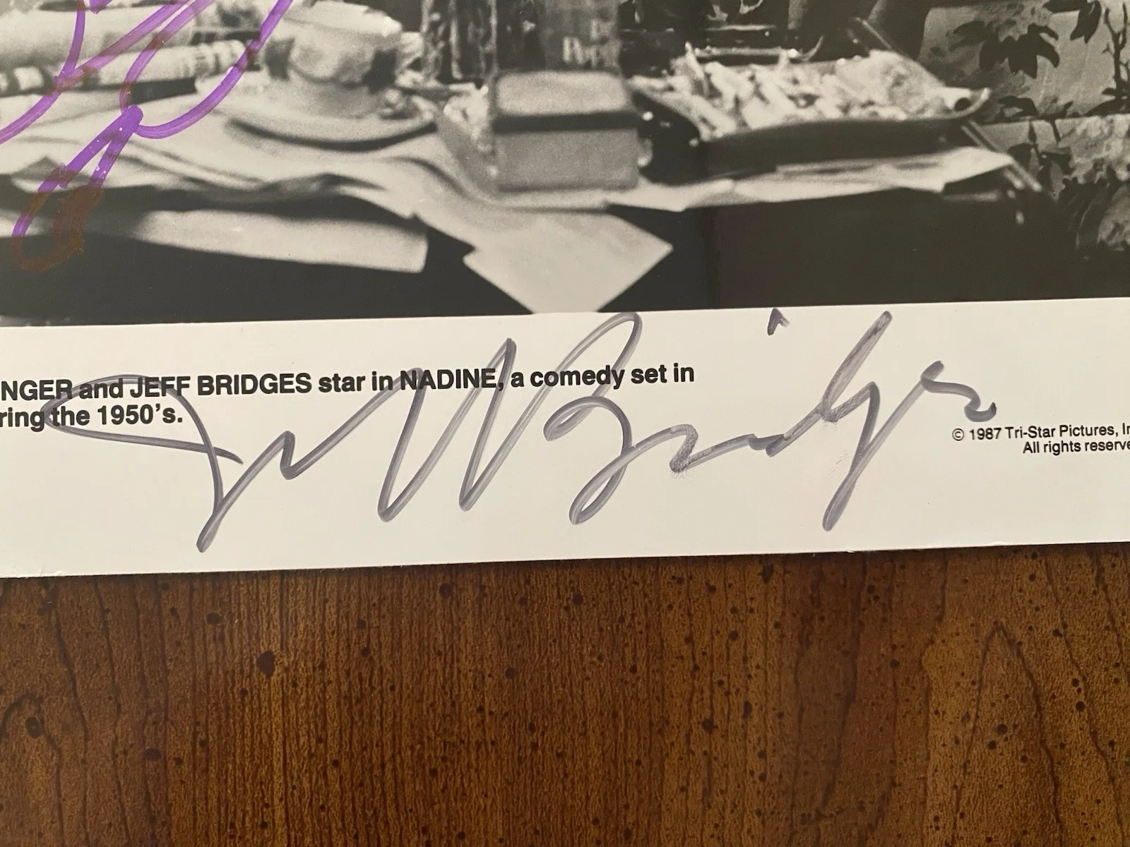 Jeff Bridges, Kim Basinger — Jeff Bridges Kim Basinger Signed Autographed Photo With COA Nadine BOTH, изображение 4