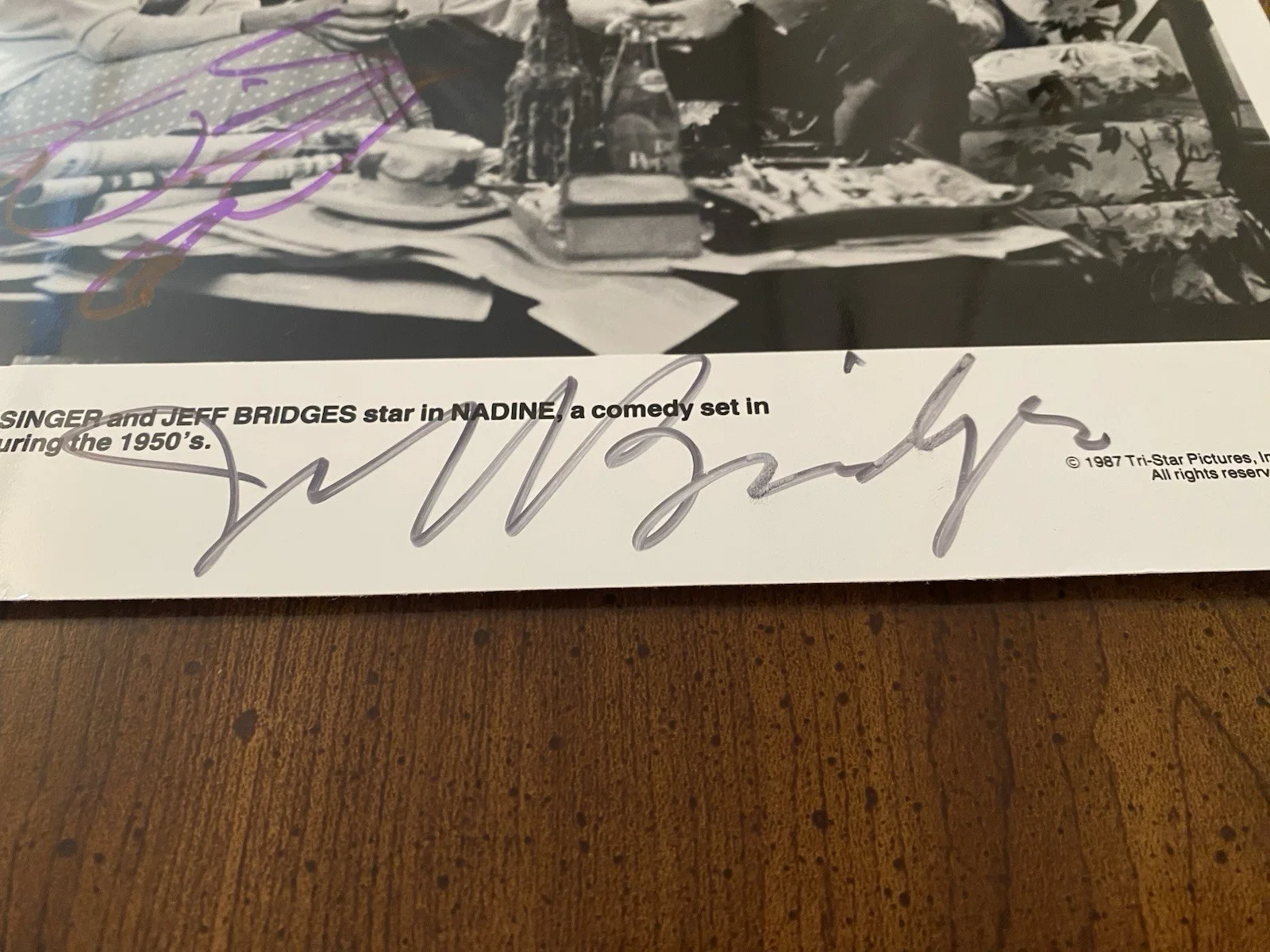 Jeff Bridges, Kim Basinger — Jeff Bridges Kim Basinger Signed Autographed Photo With COA Nadine BOTH, изображение 5