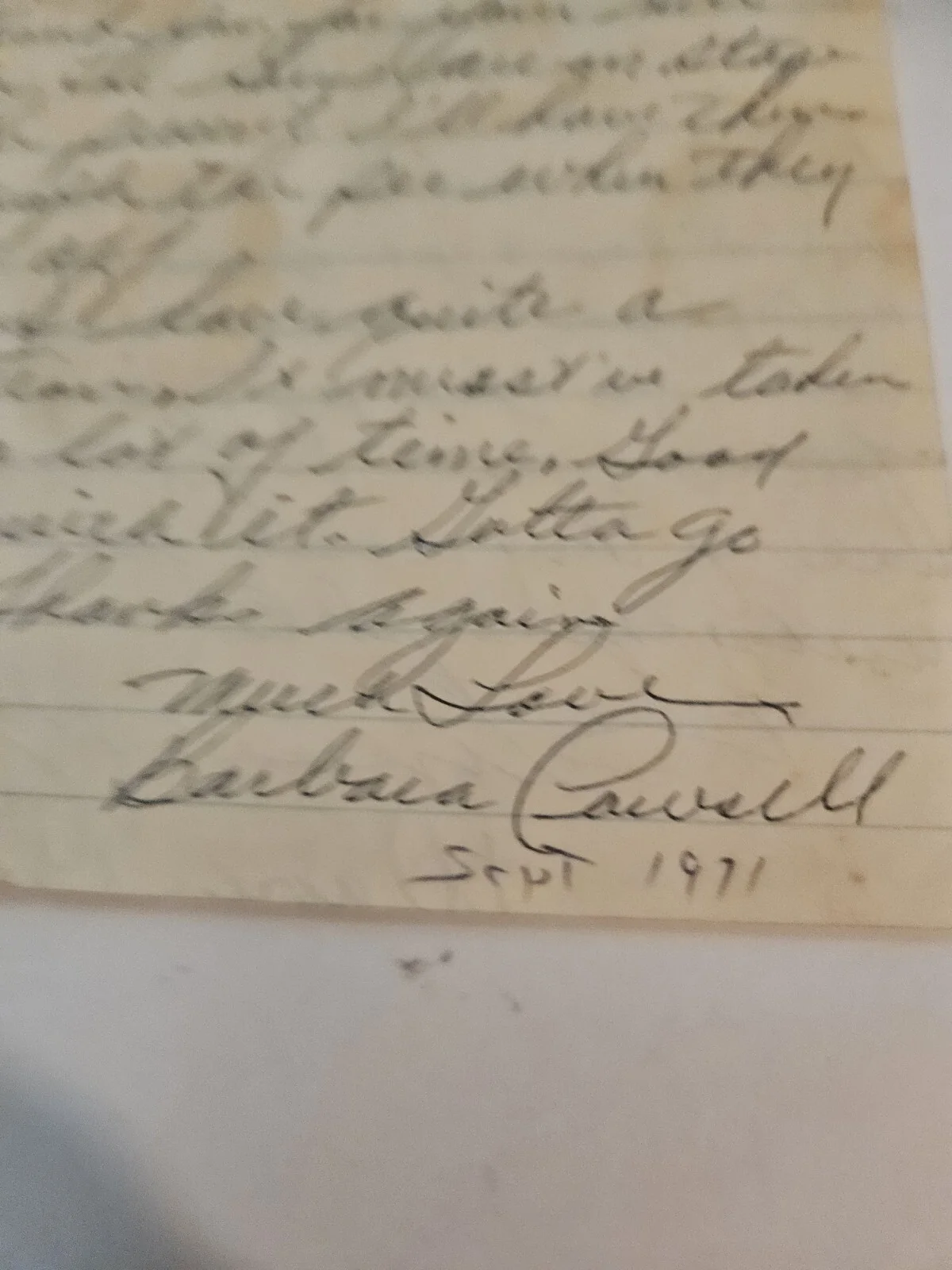 The Cowsills Signed Index Card And Letter, image 3