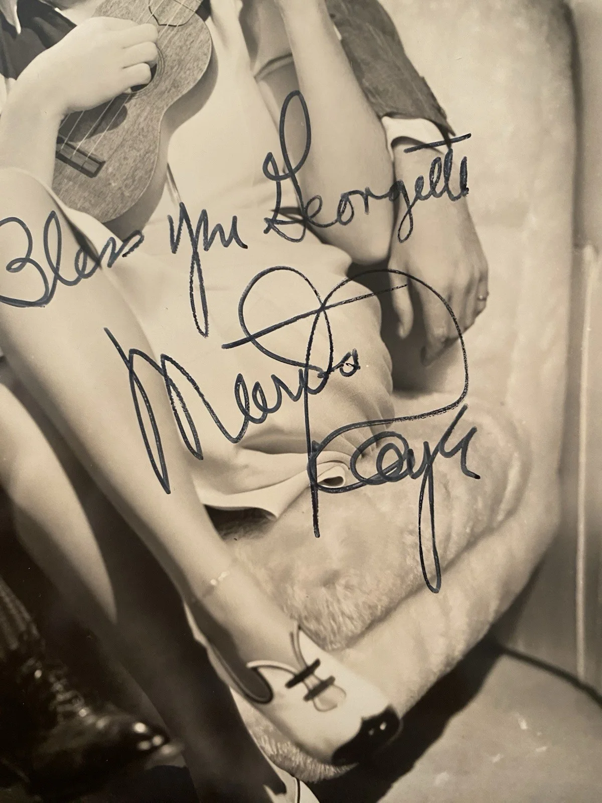 Bob Hope, Martha Raye — Bob Hope Martha Raye Signed Autographed Vintage Photo w/ COA College Swing BOTH, изображение 4