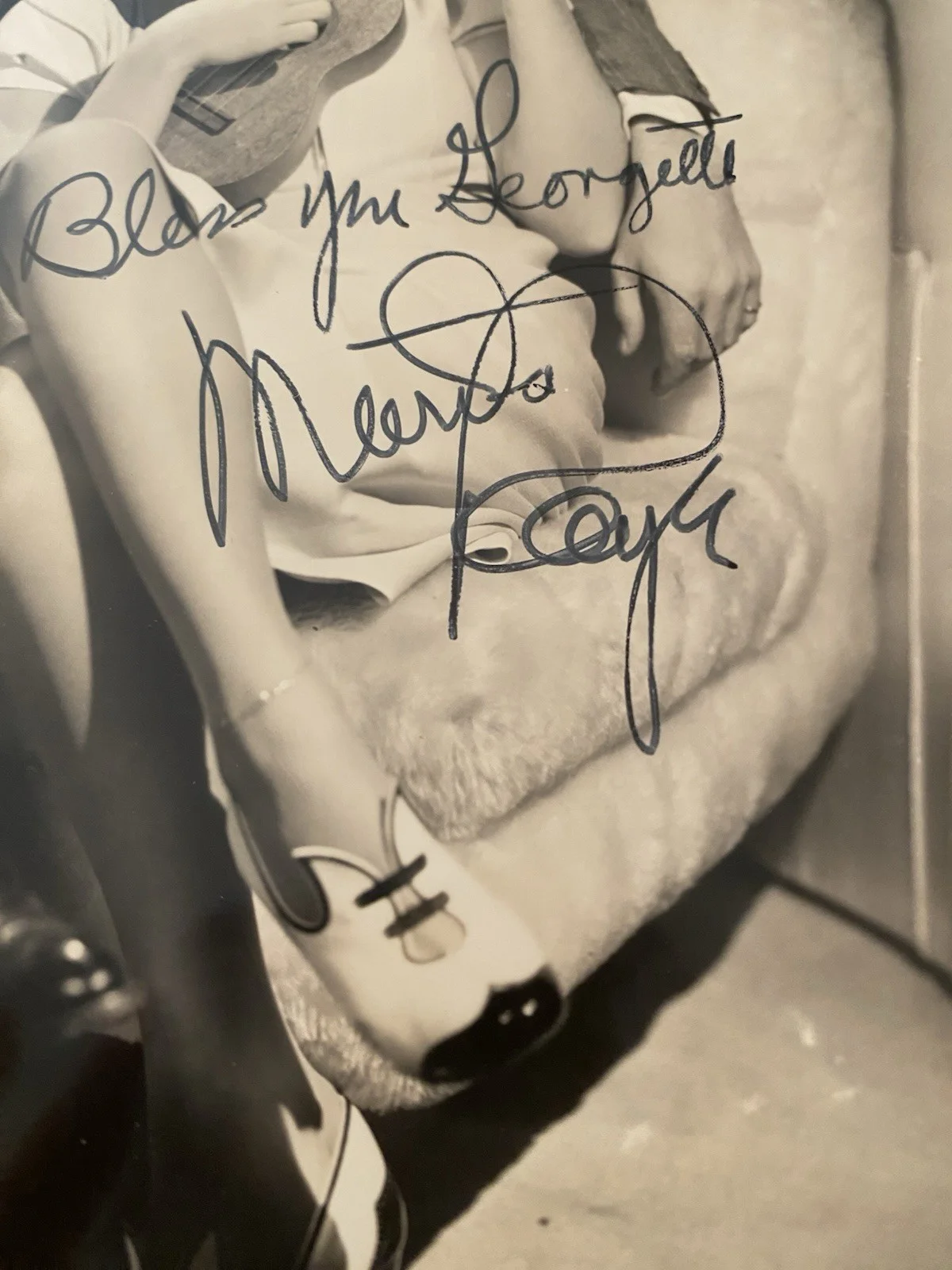 Bob Hope, Martha Raye — Bob Hope Martha Raye Signed Autographed Vintage Photo w/ COA College Swing BOTH, изображение 5