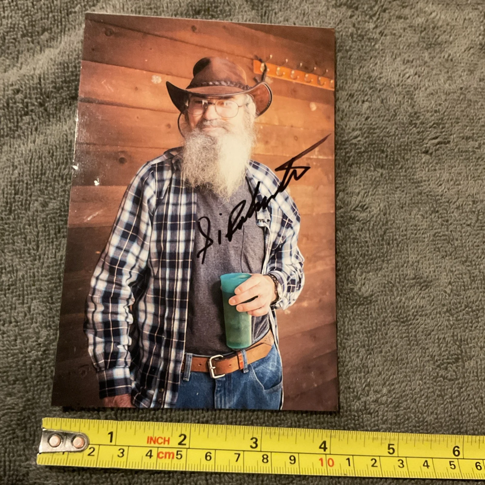 Si Robertson — SI ROBERTSON HAND SIGNED 4x6 PHOTO ACTOR AUTOGRAPHED DUCK DYNASTY SHOW NO COA