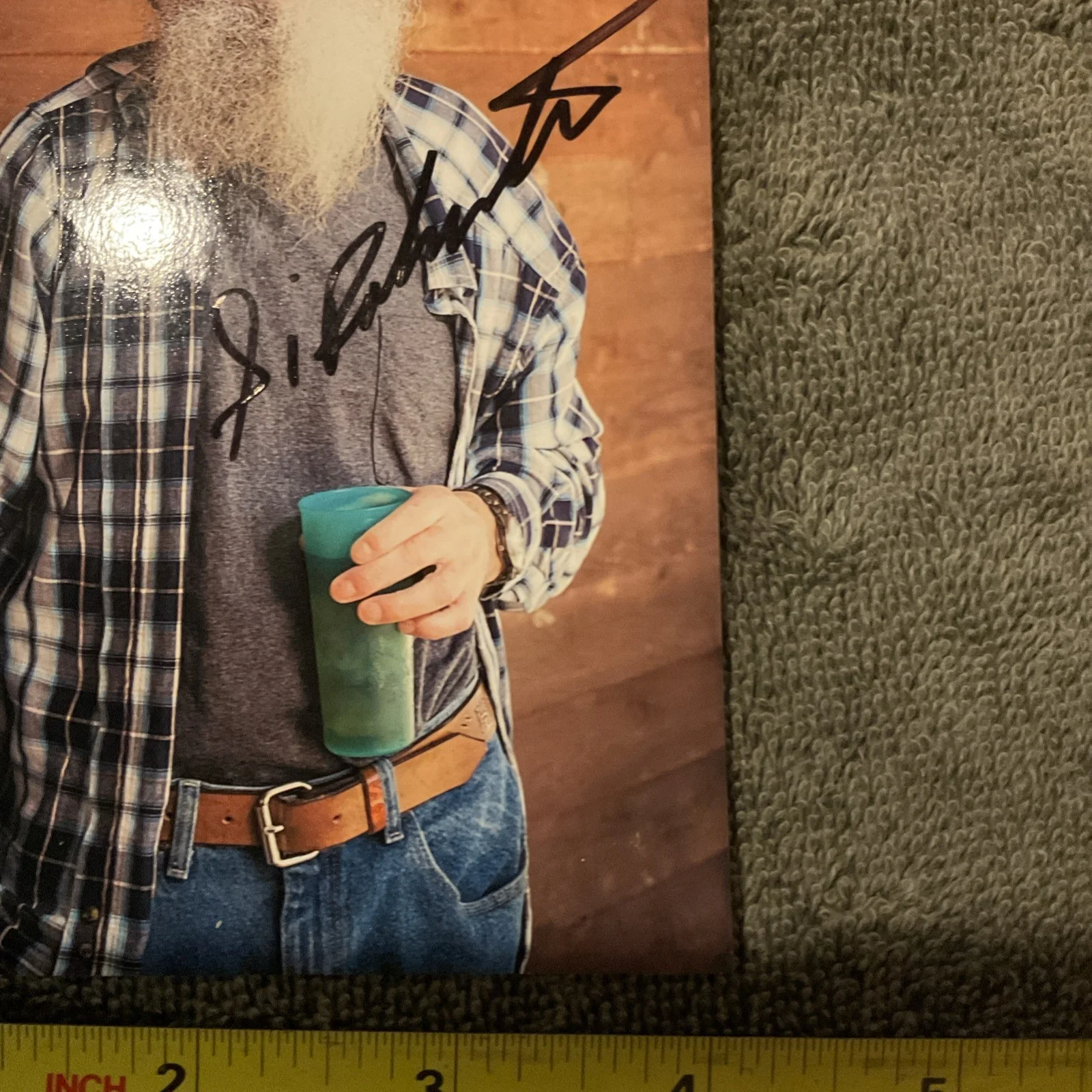 Si Robertson — SI ROBERTSON HAND SIGNED 4x6 PHOTO ACTOR AUTOGRAPHED DUCK DYNASTY SHOW NO COA, image 4