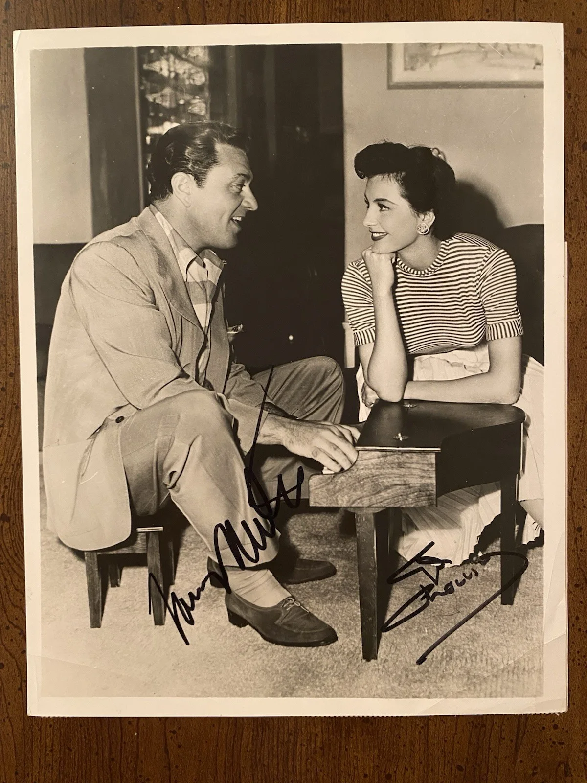 Cyd Charisse, Tony Martin — Cyd Charisse Tony Martin Signed Autographed Photo With COA Actress Singer BOTH