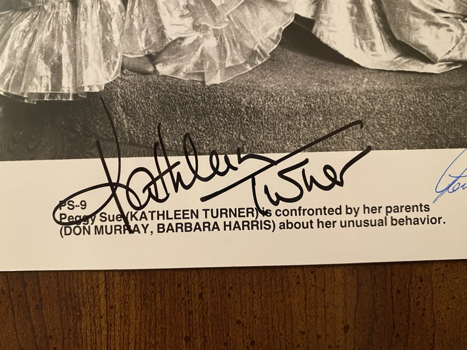 Don Murray, Kathleen Turner — Don Murray Kathleen Turner Signed Autographed Photo w/ COA Peggy Sue Got Married, image 2