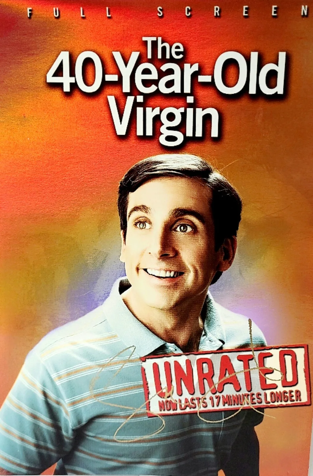 Steve Carell — STEVE CARELL Signed Autographed DVD MOVIE The 40 Year Old Virgin AAC COA, image 2