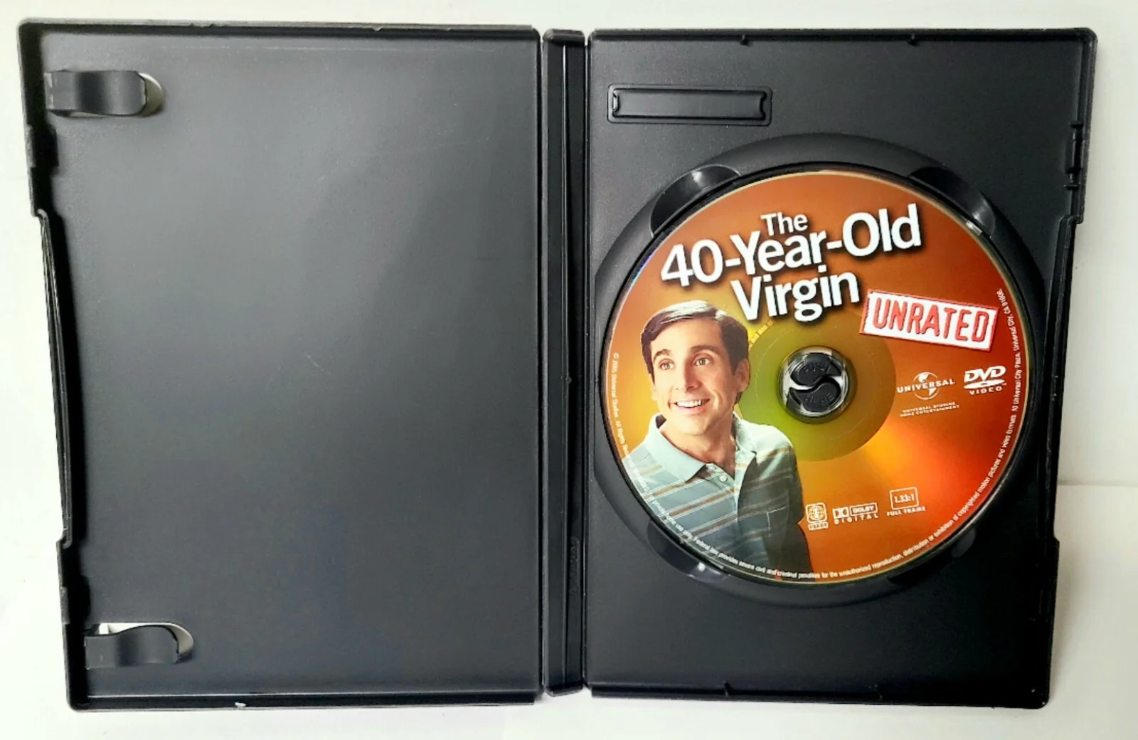 Steve Carell — STEVE CARELL Signed Autographed DVD MOVIE The 40 Year Old Virgin AAC COA, image 4