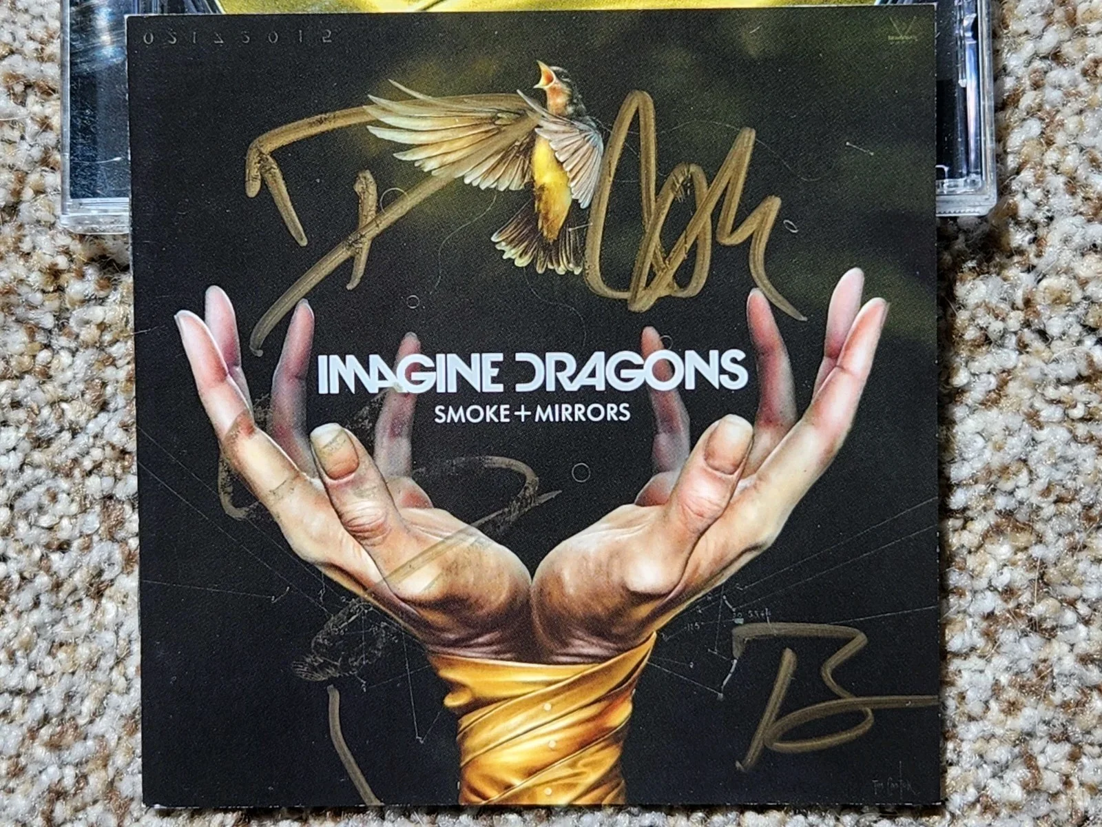 Autographed Imagine Dragons Smoke + Mirrors CD Original Album SIGNED Full Band, image 3