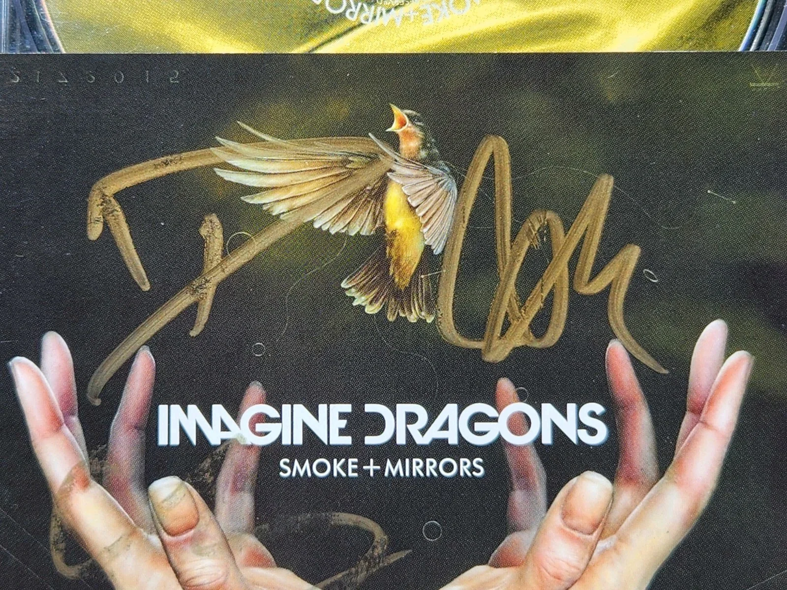 Autographed Imagine Dragons Smoke + Mirrors CD Original Album SIGNED Full Band, image 4