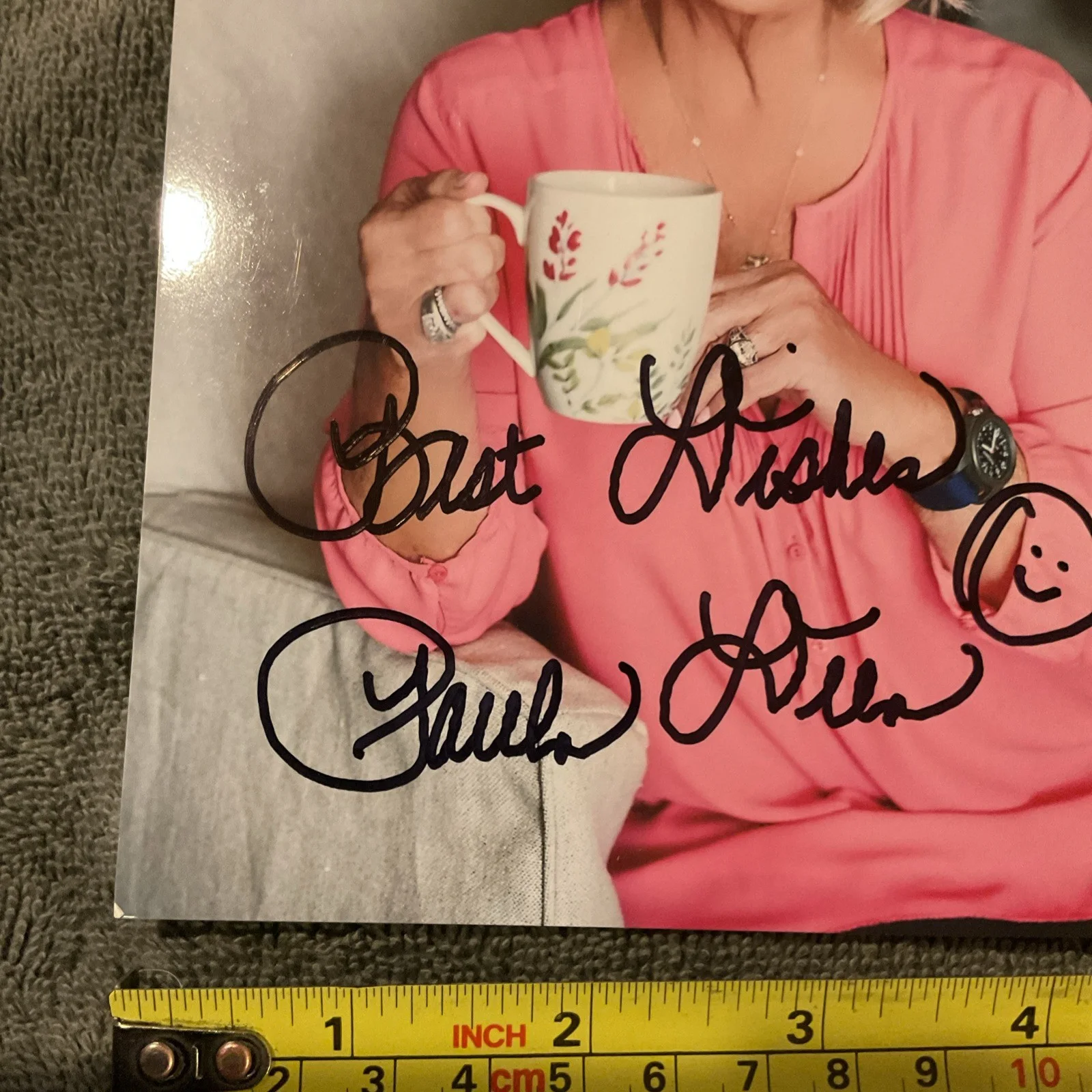 Paula Dean — Paula Deen TV Host & Actress Hand Signed 5X7 Photo "Paula's Home Cooking" No Coa, изображение 5