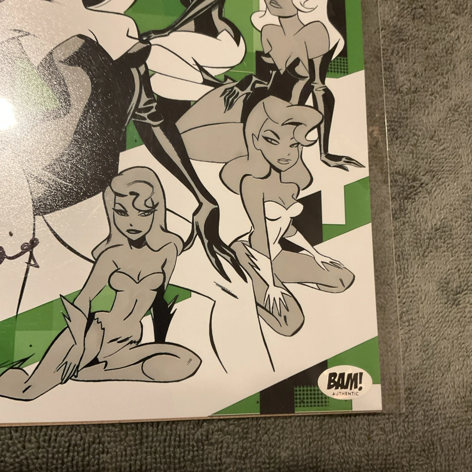 Diane Pershing — Batman Animated Series Poison Ivy Autographed Photo Diane Pershing Signed W/ COA, изображение 4