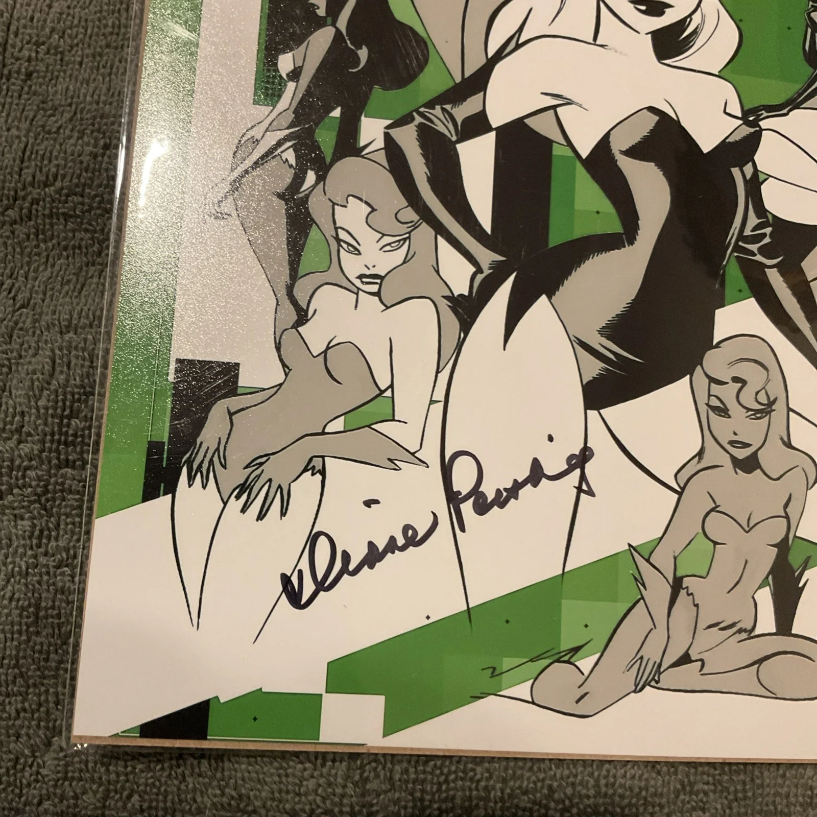 Diane Pershing — Batman Animated Series Poison Ivy Autographed Photo Diane Pershing Signed W/ COA, изображение 5