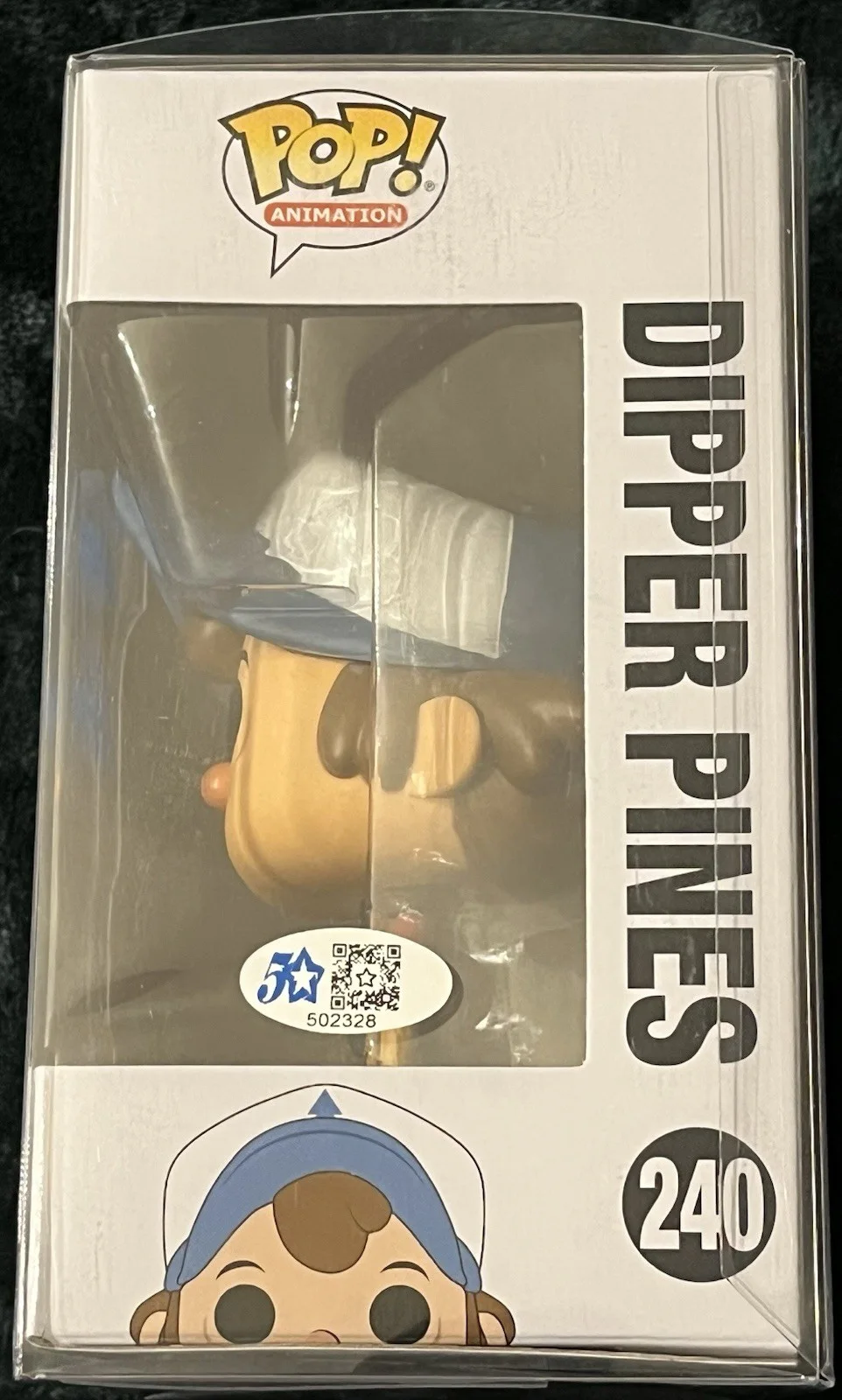 Jason Ritter — JASON RITTER Signed FUNKO POP! Auto COA #240 Dipper Pines Gravity Falls, изображение 2
