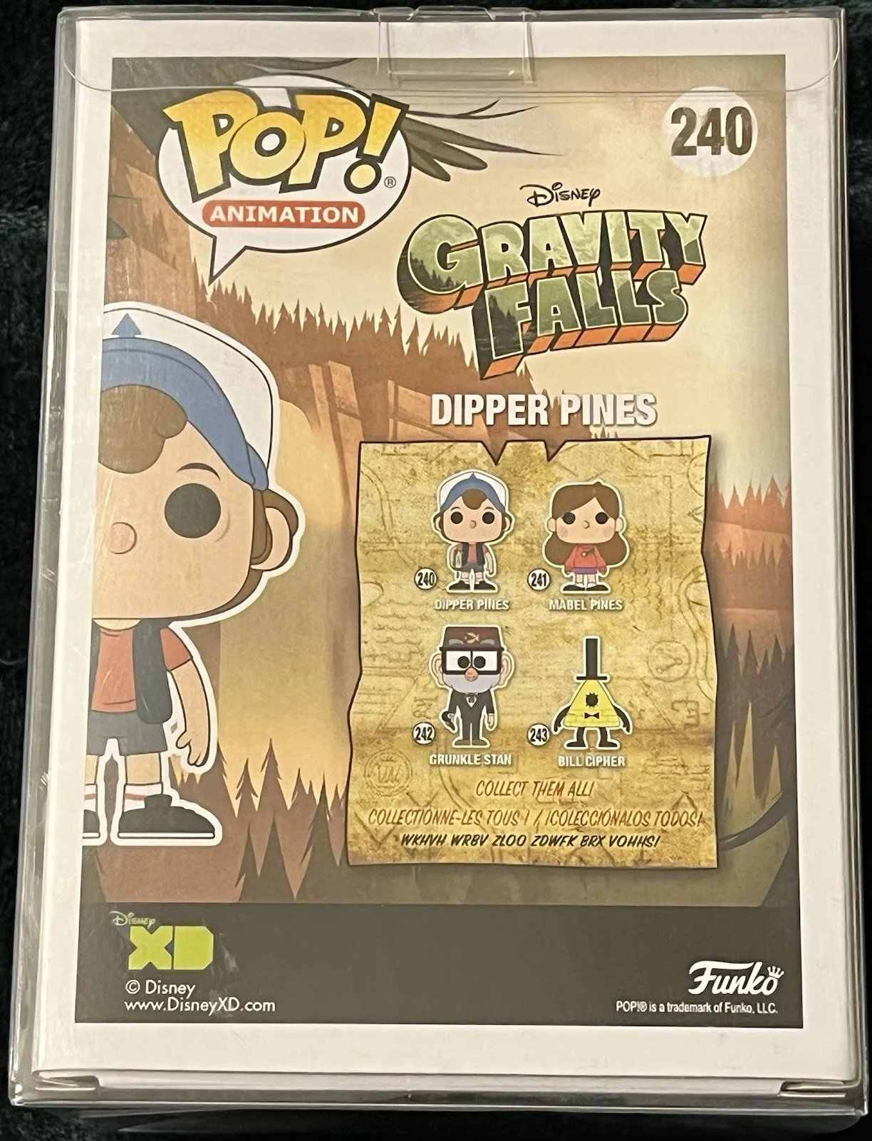 Jason Ritter — JASON RITTER Signed FUNKO POP! Auto COA #240 Dipper Pines Gravity Falls, изображение 3