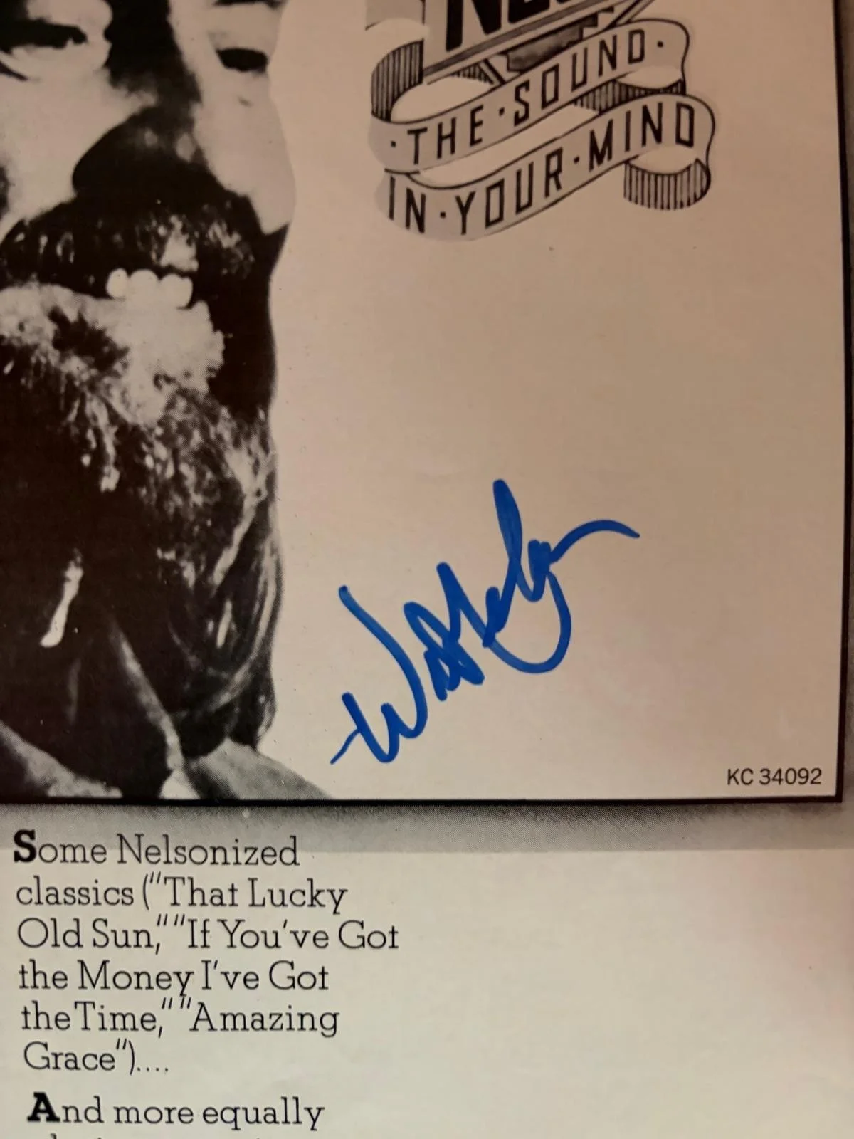 Willie Nelson — WILLIE NELSON SIGNED AUTOGRAPHED 11X14 MAGAZINE PAGE PHOTO ALBUM SOUND MIND PSA, изображение 2