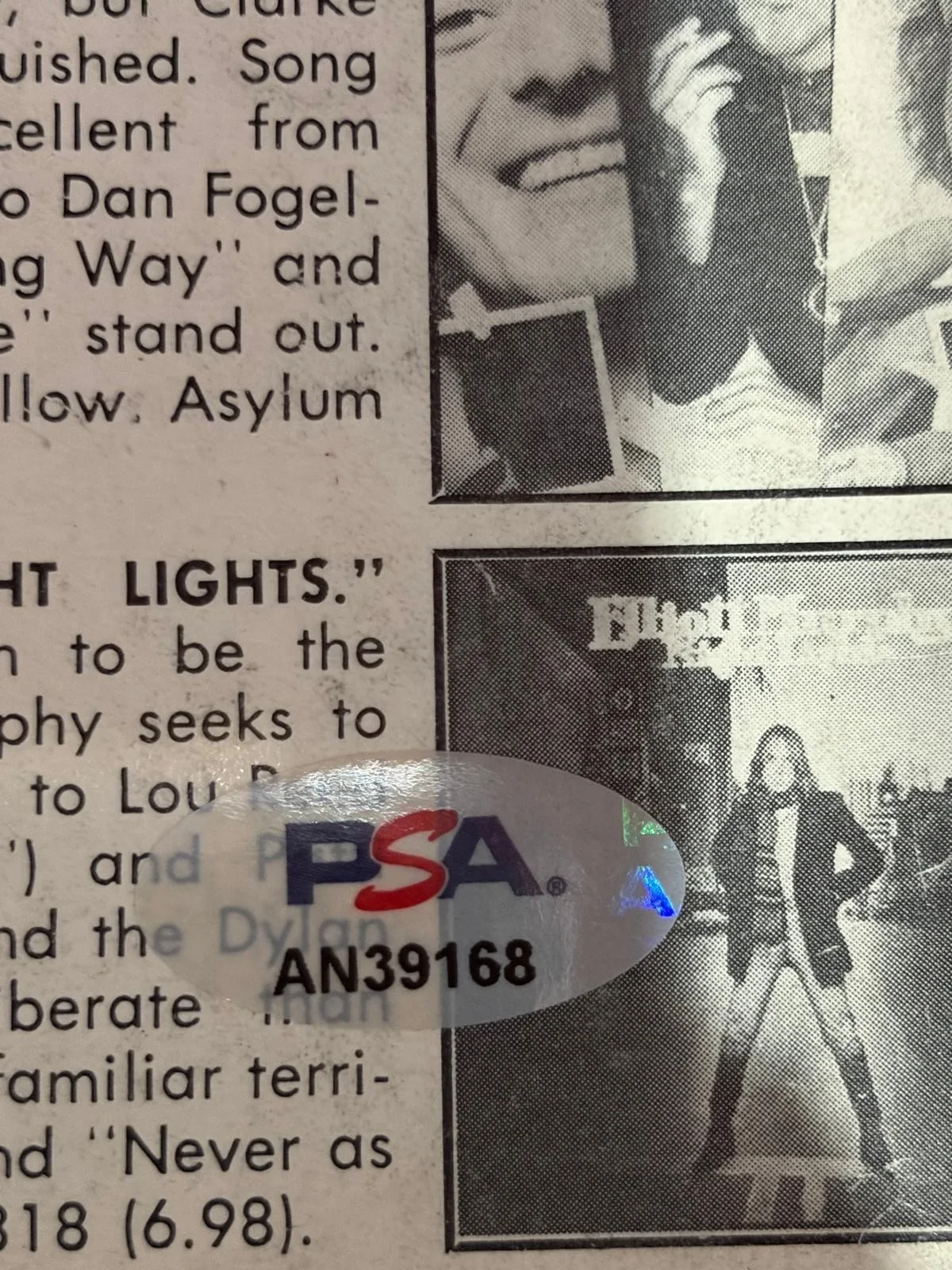 Willie Nelson — WILLIE NELSON SIGNED AUTOGRAPHED 11X14 MAGAZINE PAGE RECORD HITS OF THE WEEK PSA, image 3