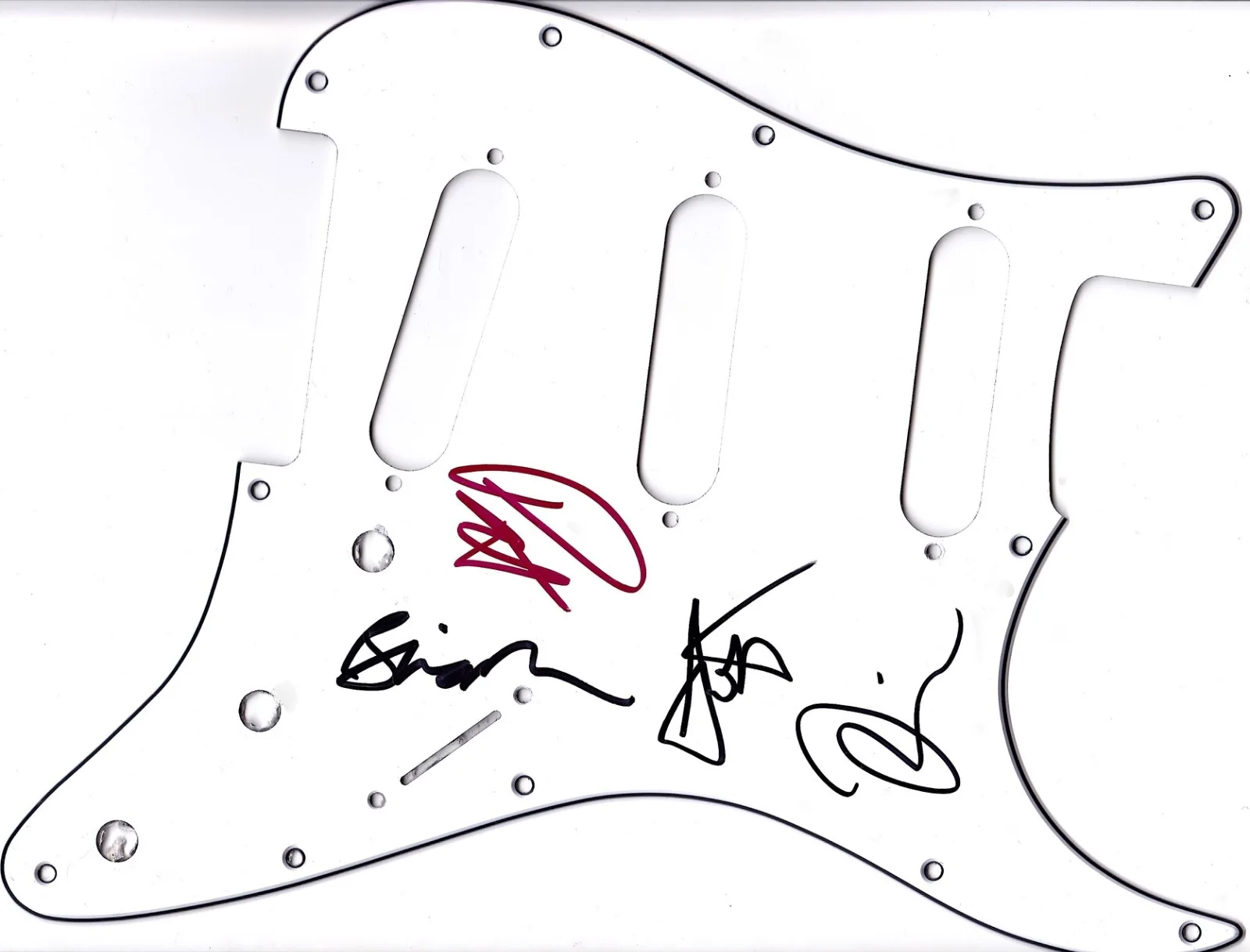 WEEZER BAND HAND SIGNED AUTOGRAPHED ELECTRIC GUITAR BY ALL 4 SAY IT AINT SO! COA, изображение 2