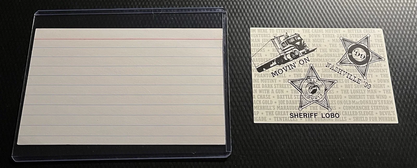 Claude Akins — Claude Akins Hollywood Actor Signed Index Card w/ COA & Top Loader, image 4