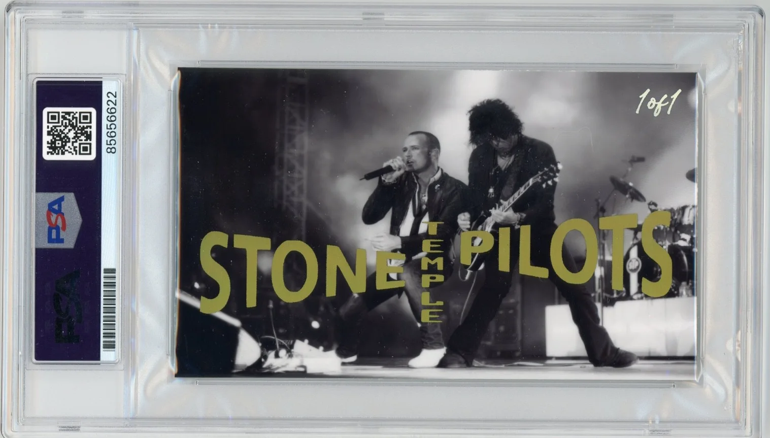 Scott Weiland Signed 3x5 Cut Custom Stone Temple Pilots Card PSA DNA Slab AUTO, изображение 2