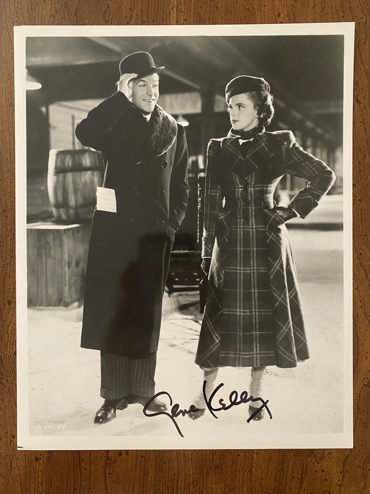 Gene Kelly — Gene Kelly Signed Autographed Photo w Judy Garland With COA Summer Stock