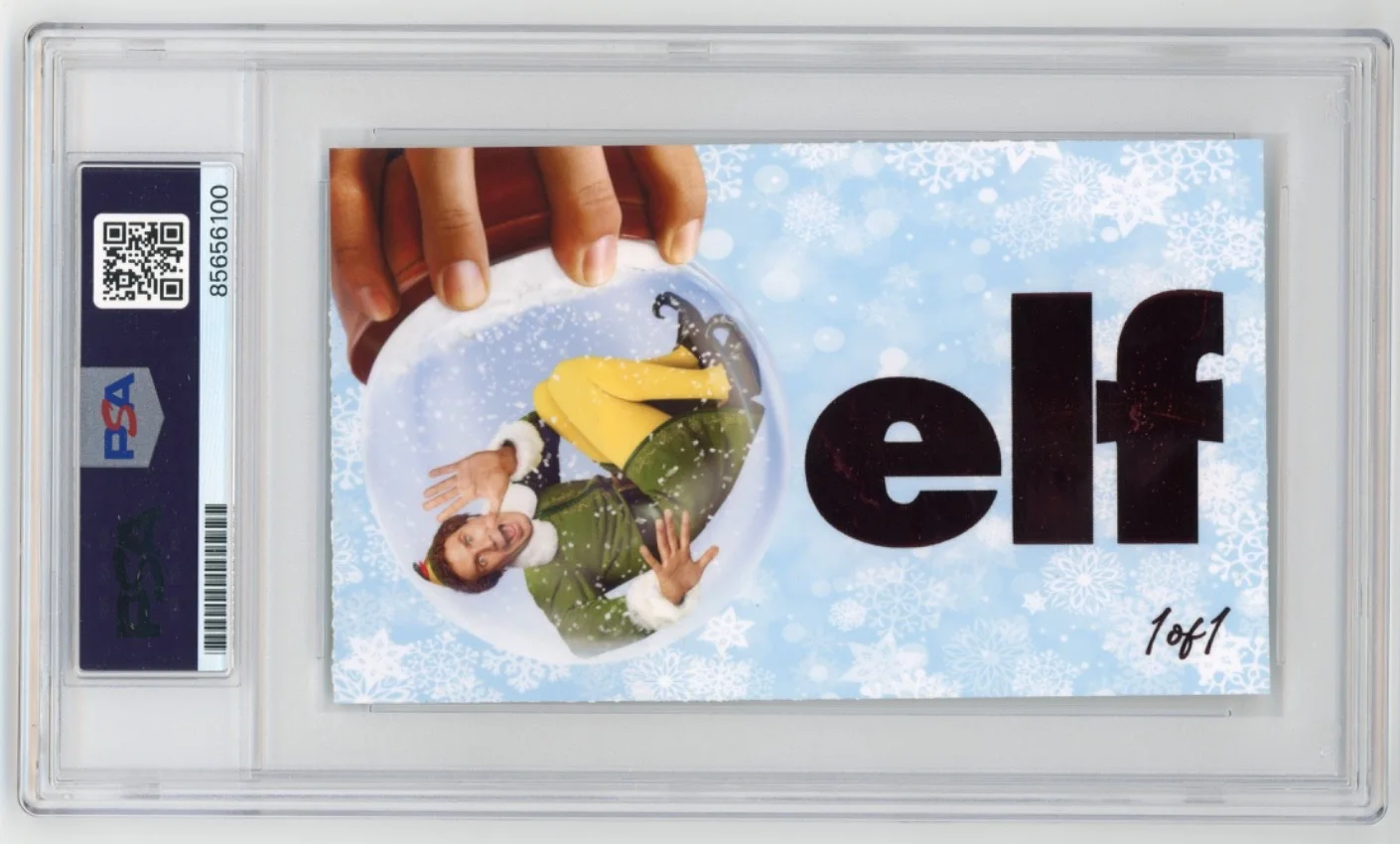 Will Ferrell — Will Ferrell Signed Cut Custom Buddy the Elf PSA DNA Slabbed AUTO, image 2