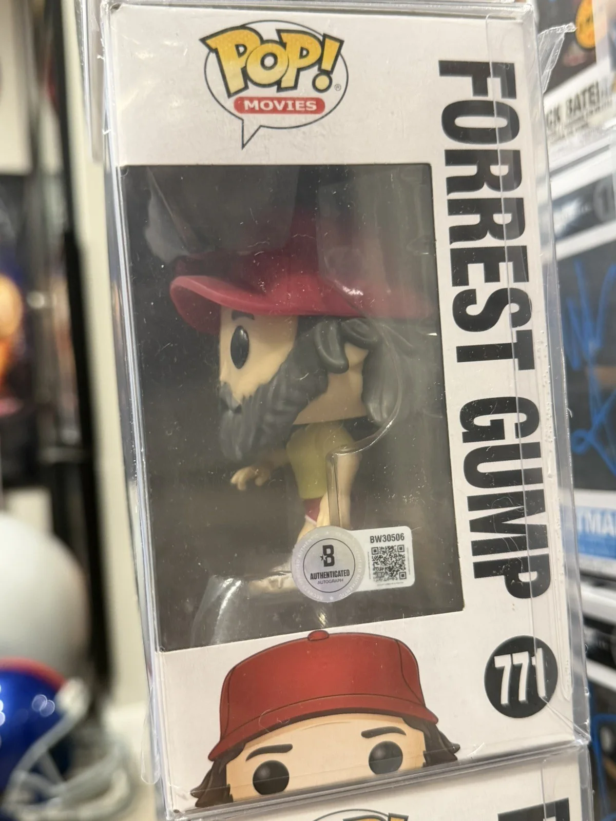 Tom Hanks — Tom Hanks Signed Forrest Gump Funko Pop 779 Autographed Beckett BAS Authentic, image 2