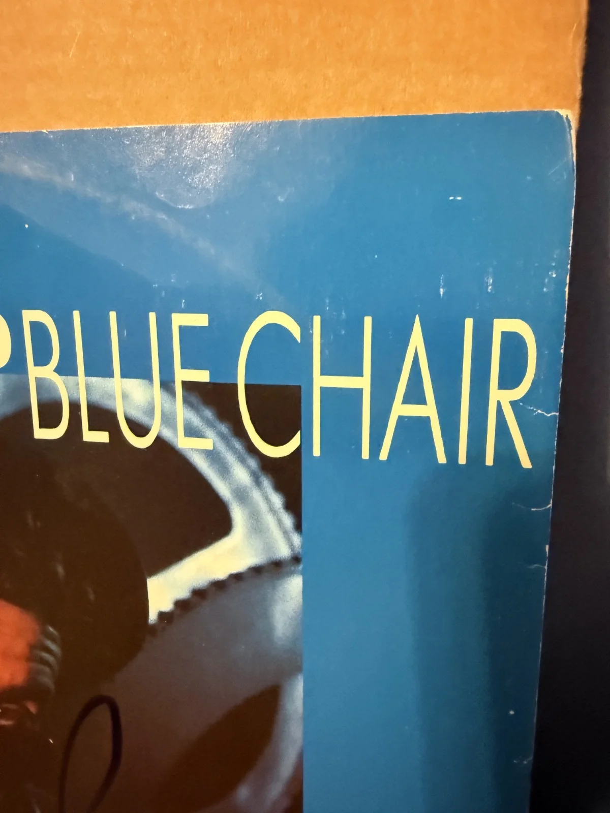 Elvis Costello signed Blue Chair 12" lp, image 4