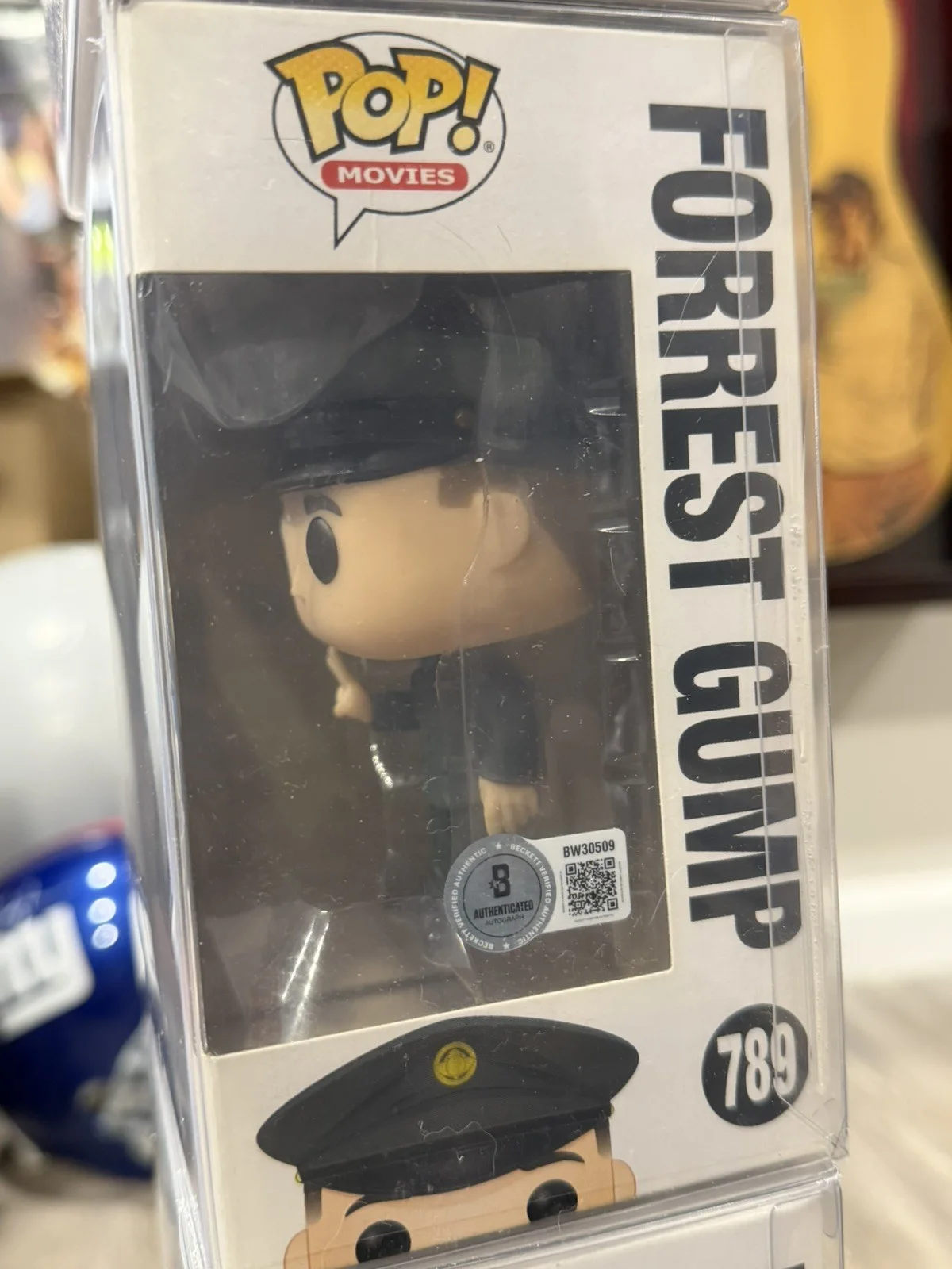 Tom Hanks — Tom Hanks Signed Forrest Gump Funko Pop 789 Autographed Beckett BAS Authentic, image 2
