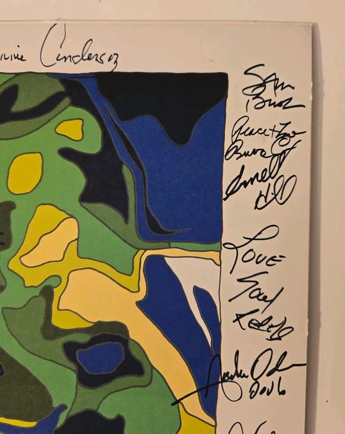 Signed ChazzFest 2006 Poster Board Charleston Music Festival Buddy Guy Al Green, изображение 4