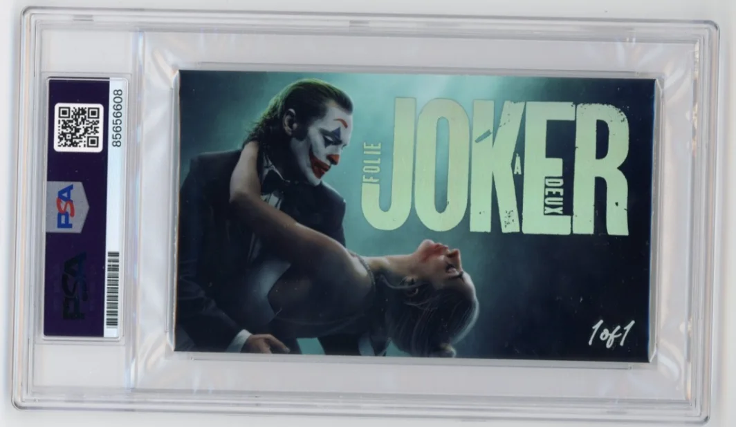 Lady Gaga — Lady Gaga Signed Cut Custom Joker Lee Quinzel Card PSA DNA Slabbed AUTO, изображение 2