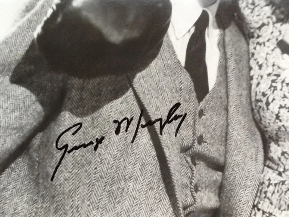 George Murphy SIGNED 8x10 Photo with Ann Sothern 40s Movie TV Actor Senator, изображение 4