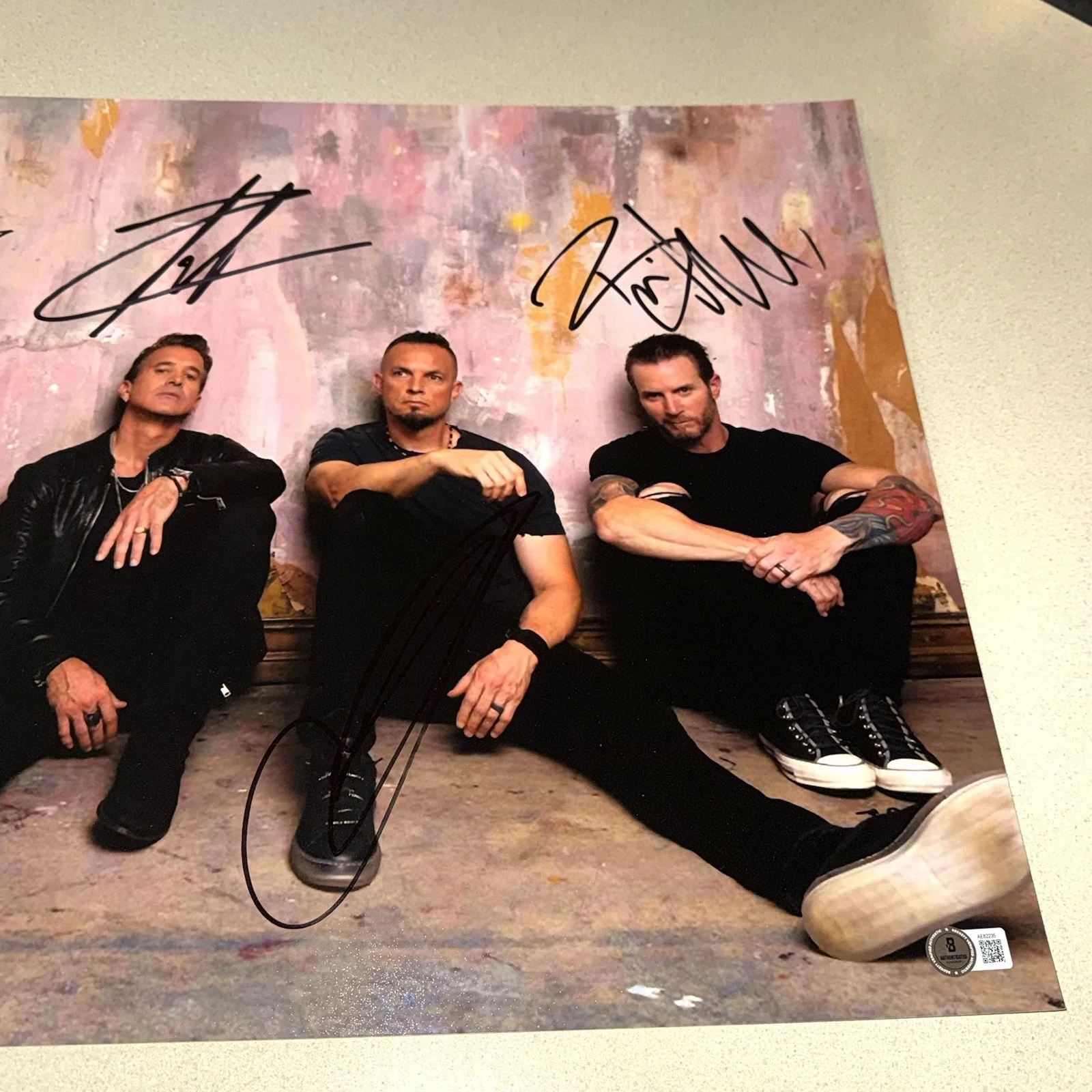 CREED GROUP signed autographed 16X20 PHOTO SCOTT STAPP MARK BRIAN BECKETT COA, изображение 4