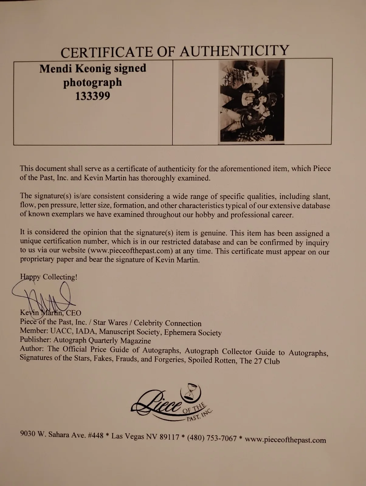 Mendie Keonig — Vintage 1945 "Come Out Fighting" Signed Photo Mendie Keonig Bowery Boys W/COA, изображение 2