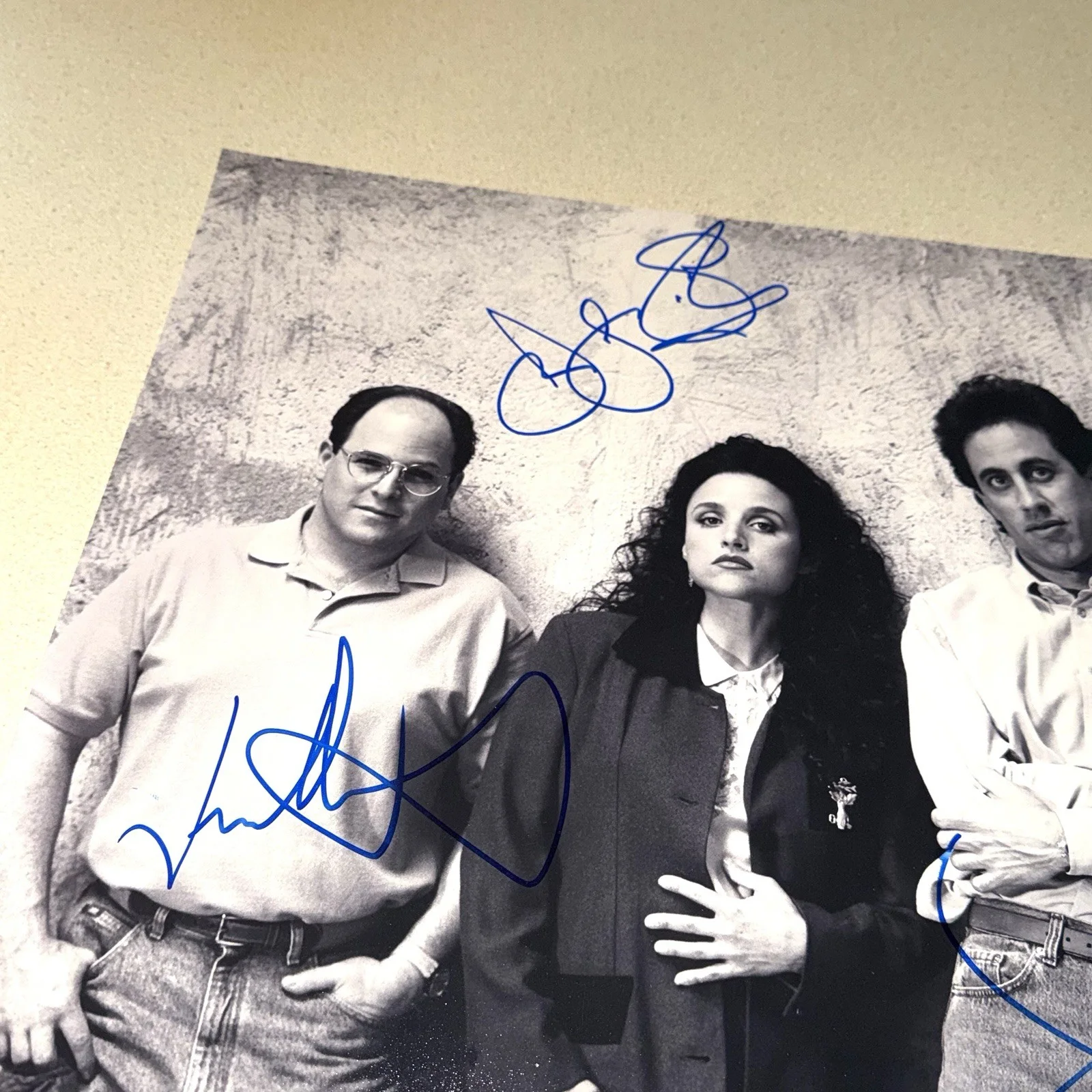 SEINFELD CAST — SEINFELD TV CAST signed autographed 16x20 JERRY ELAINE KRAMER GEORGE BECKETT COA, image 3