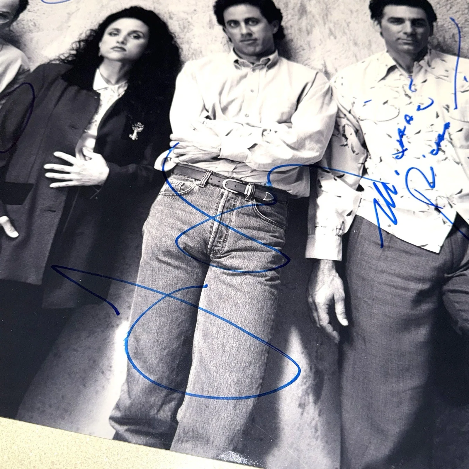 SEINFELD CAST — SEINFELD TV CAST signed autographed 16x20 JERRY ELAINE KRAMER GEORGE BECKETT COA, image 4