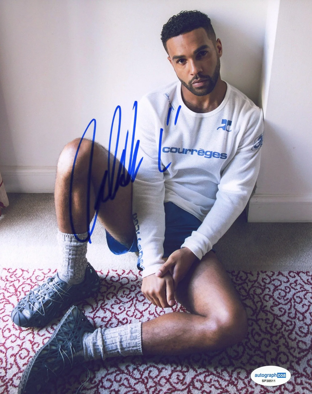Lucien Laviscount — Lucien Laviscount "Emily in Paris" AUTOGRAPH Signed 8x10 Photo B ACOA, image 2