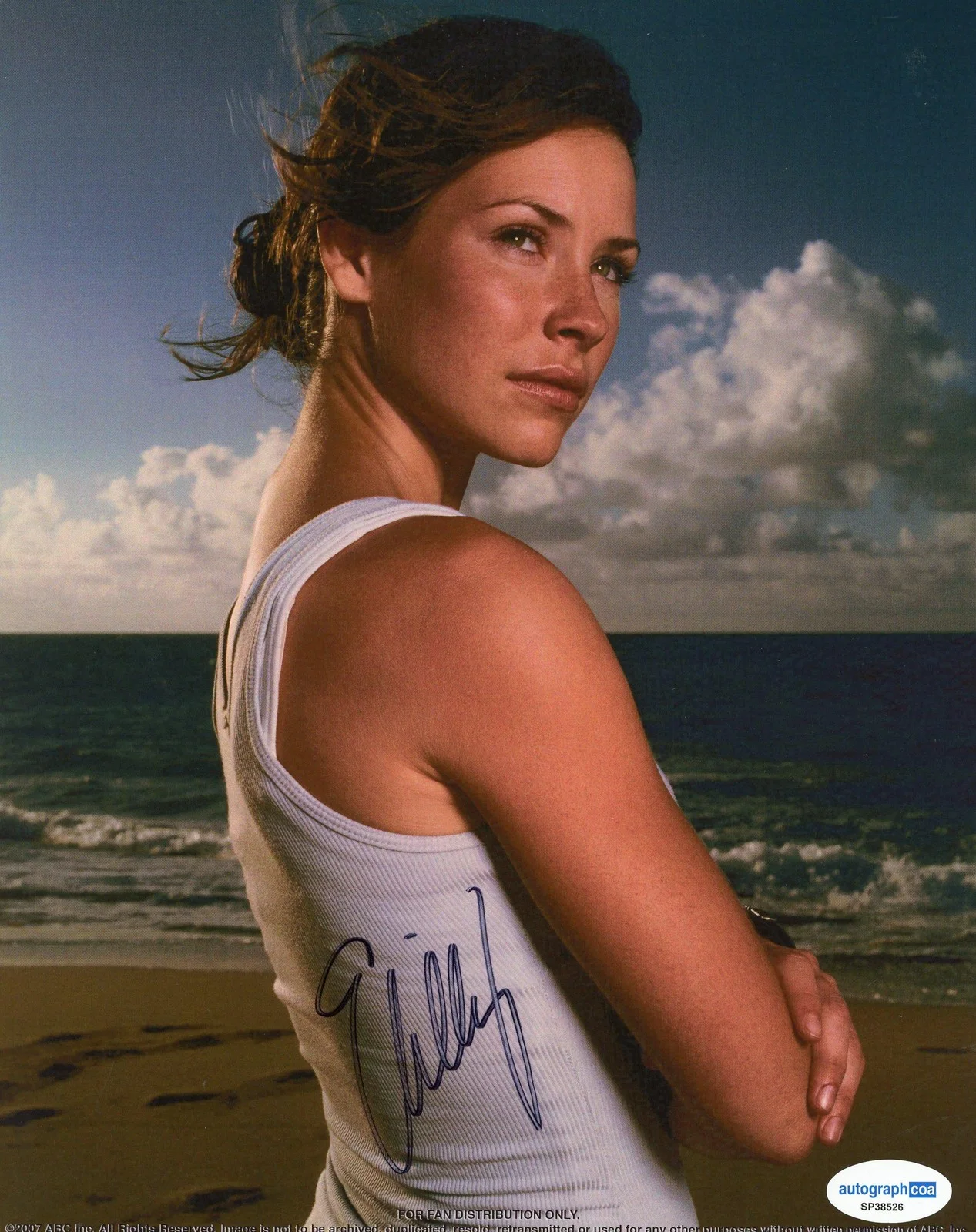 Evangeline Lilly — Evangeline Lilly "Lost" AUTOGRAPH Signed 'Kate Austen' 8x10 Photo ACOA, image 2