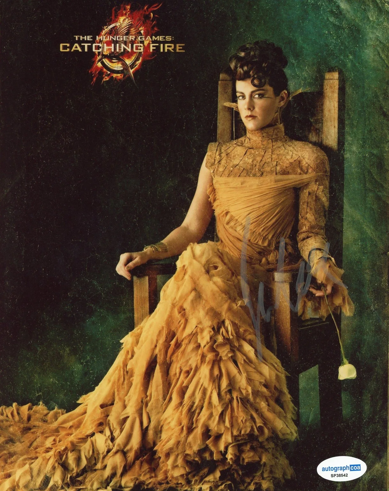 Jena Malone — Jena Malone "The Hunger Games: Catching Fire" AUTOGRAPH Signed 8x10 Photo ACOA, изображение 2