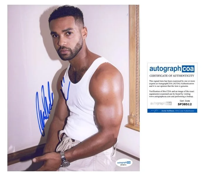 Lucien Laviscount — Lucien Laviscount "Emily in Paris" AUTOGRAPH Signed 8x10 Photo C ACOA