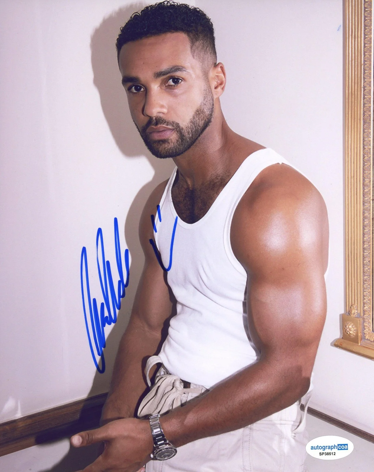 Lucien Laviscount — Lucien Laviscount "Emily in Paris" AUTOGRAPH Signed 8x10 Photo C ACOA, image 2