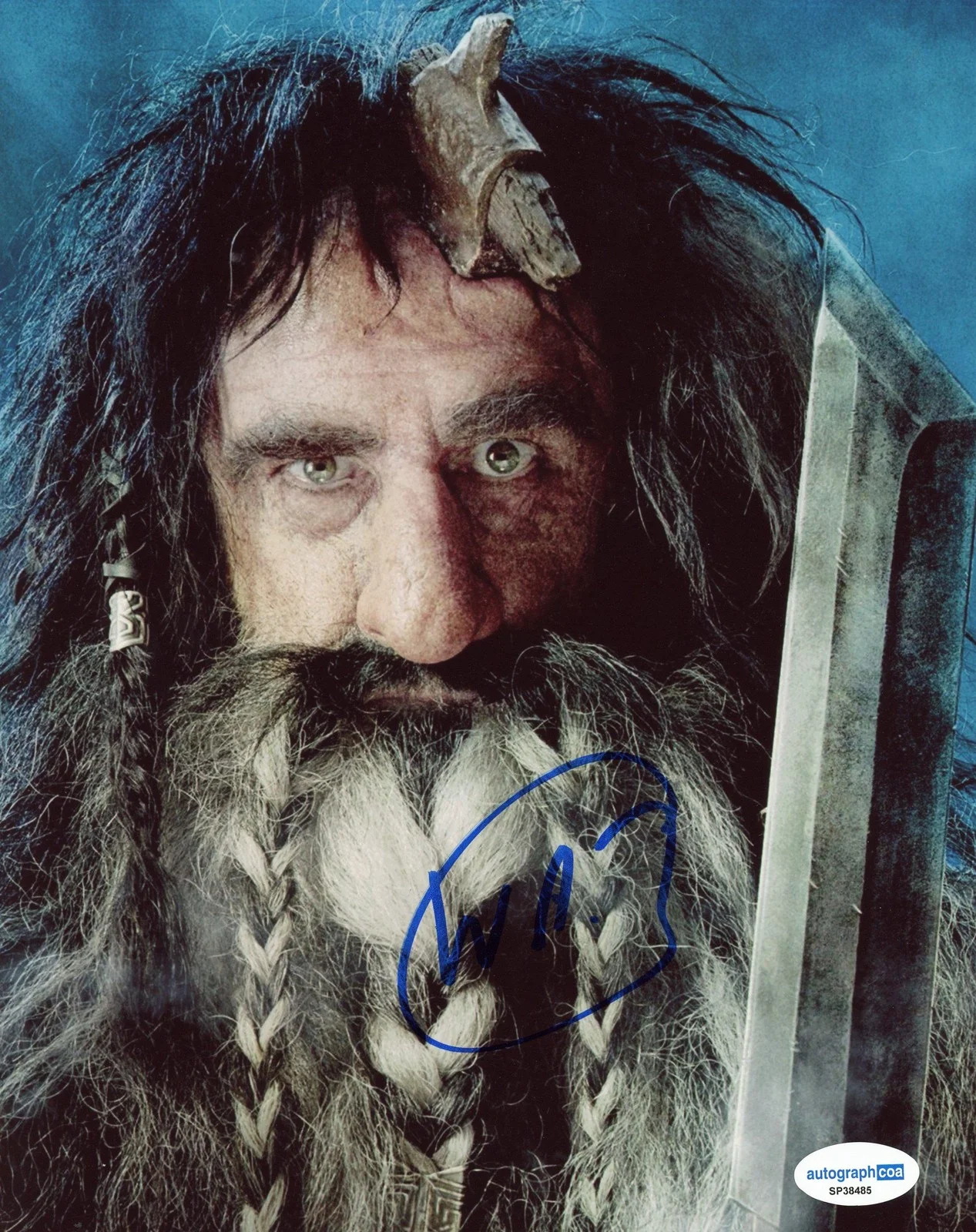 William Kircher — William Kircher "The Hobbit" AUTOGRAPH Signed 'Bifur' 8x10 Photo B ACOA, image 2