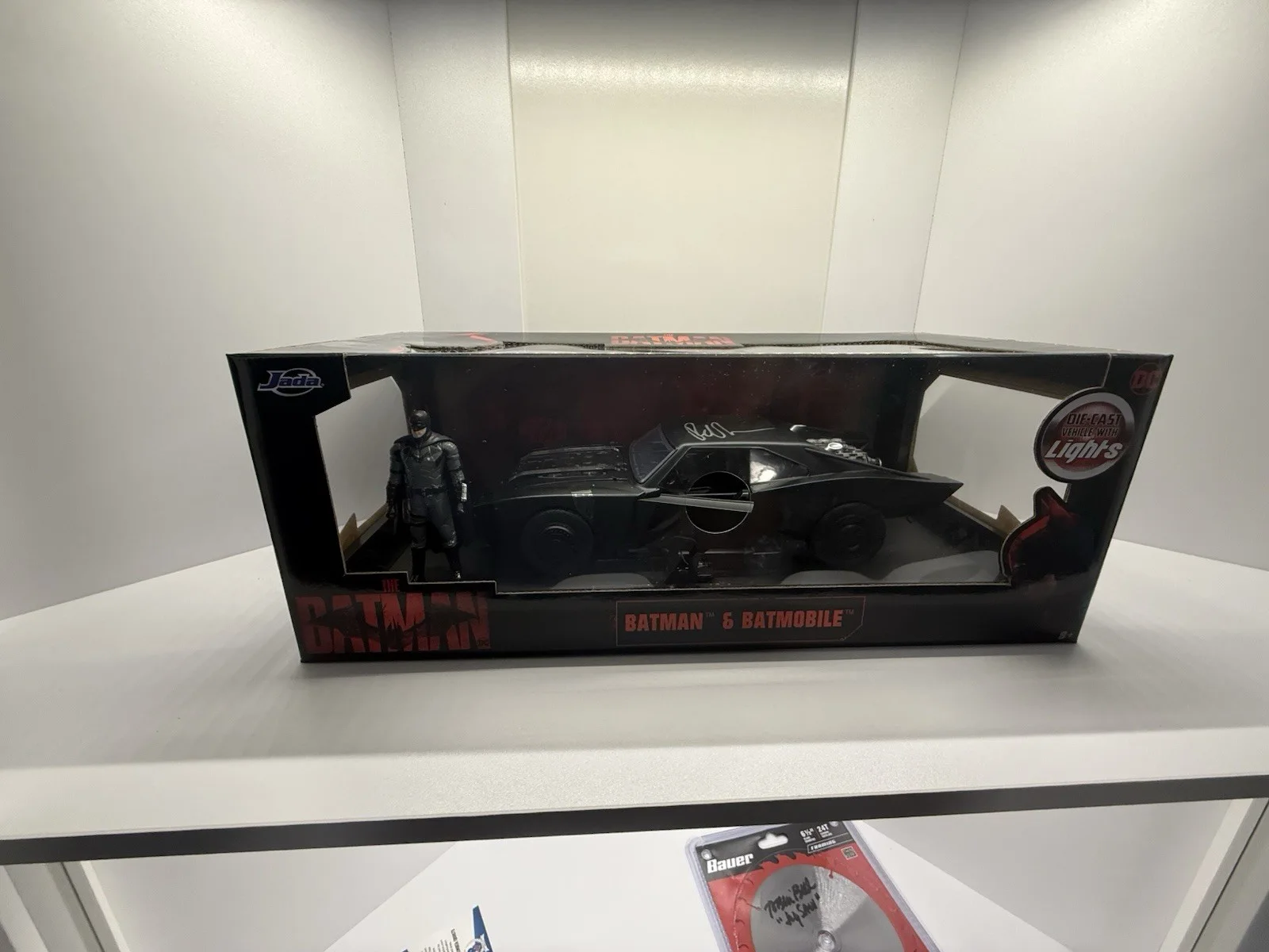 Robert Pattinson — Robert Pattinson Signed Jada 2022 The Batman 1:18 Scale DieCast Batmobile CA COA, image 2