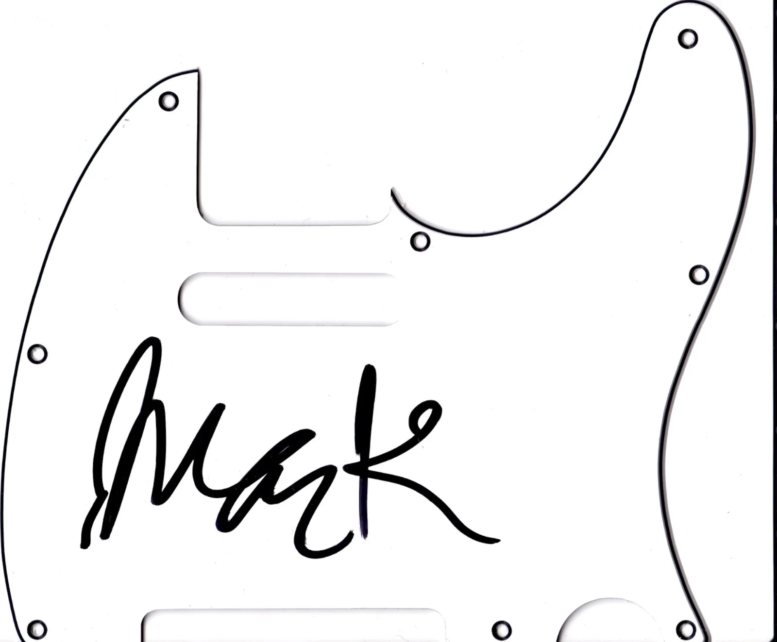 DEVO MARK MOTHERSBAUGH HAND SIGNED AUTOGRAPHED ELECTRIC GUITAR! WITH PROOF + COA, image 2