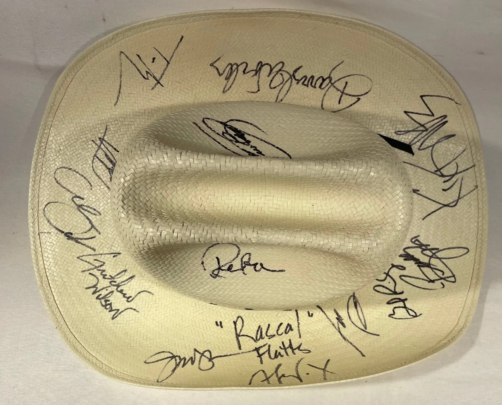 2006 COUNTRY MUSIC AWARDS Signed Cowboy Hat *REBA, ALAN JACKSON, TIM McGRAW* JSA, изображение 2